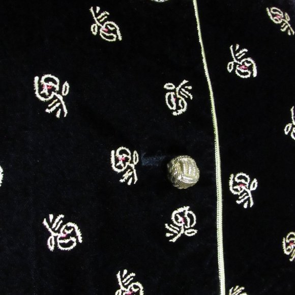 Norton McNaughton Petite - Velvet Jacket - Picture 3 of 4